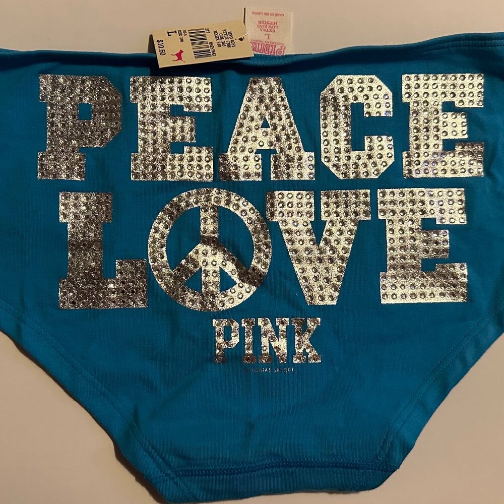 Victoria’s Secret PINK bling panty Size L NWT